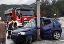 Νοσοκομείο Καβάλας: Διασωληνωμένη και σε σοβαρή κατάσταση η οδηγός του τροχαίου στον Μπάτη